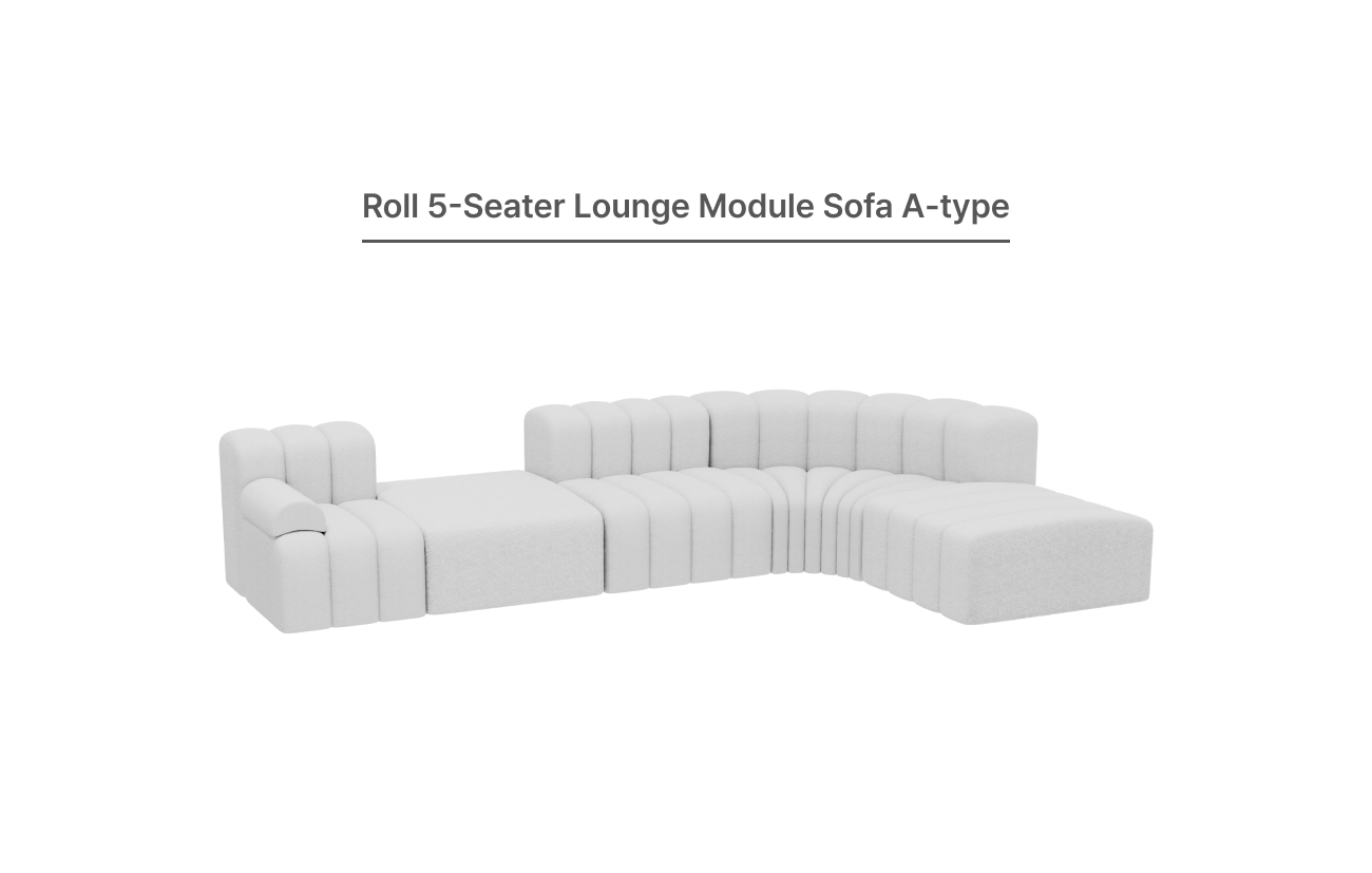 폴사이몬 Roll Fabric Sofa